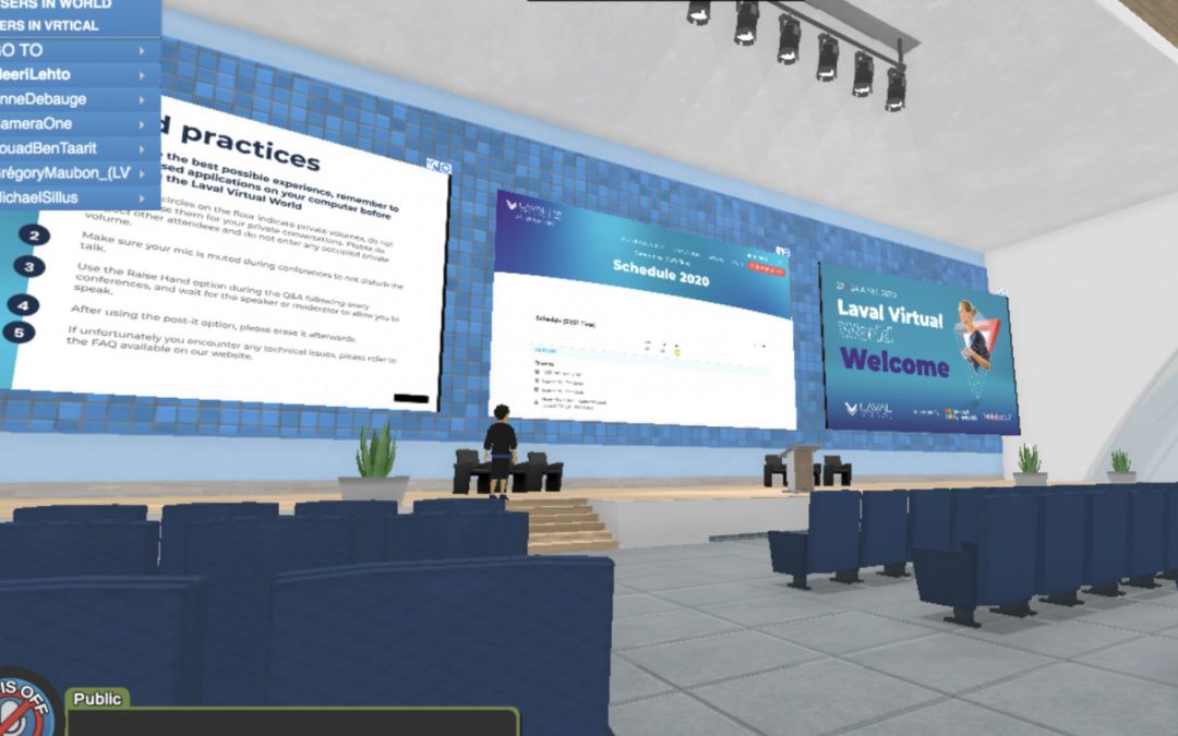 HXRC Team: Our first virtual conference experience at Laval Virtual World 2020