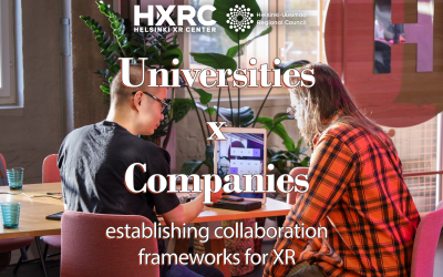 Universities x Companies – establishing collaboration frameworks for XR